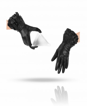 Перчатки Женские 11_FLAME/BL